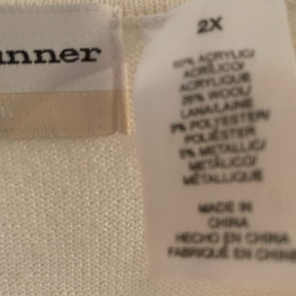 ALFRED DUNNER PLUS SIZE SWEATER 2X - Picture 6 of 6